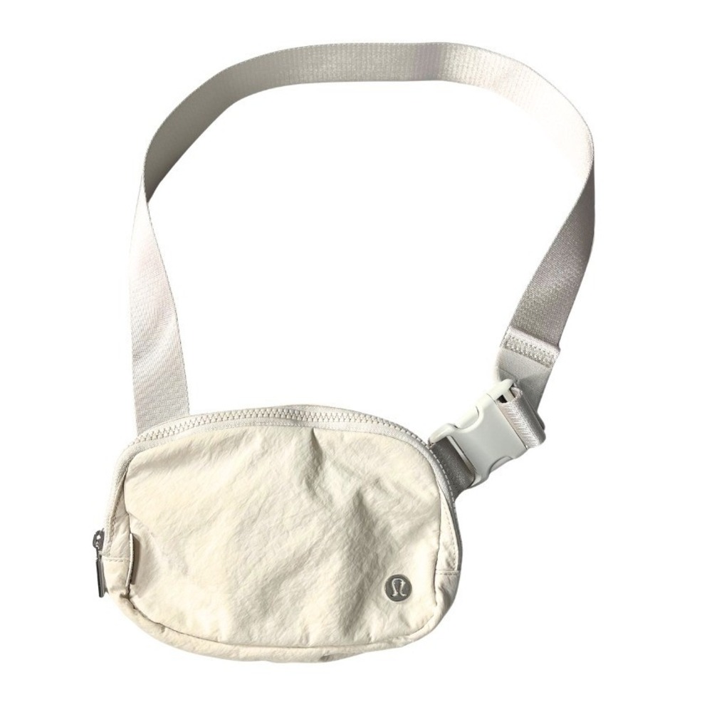 Lululemon Everywhere Belt Bag 1L White Opal Cream Nylon Crossbody Fanny Pack